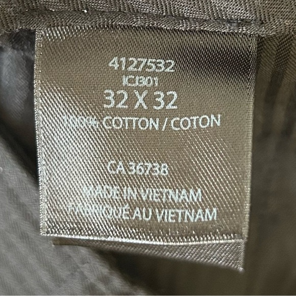 Haggar Men's Chino Pants Casual Cotton Black Size 32 - Picture 9 of 14